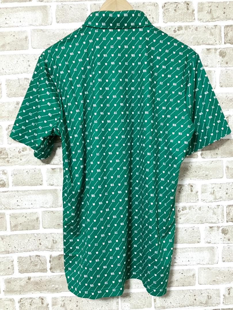 【早い者勝ち✨】WAAC ワック メンズ 半袖 ポロシャツ Mサイズ 総柄