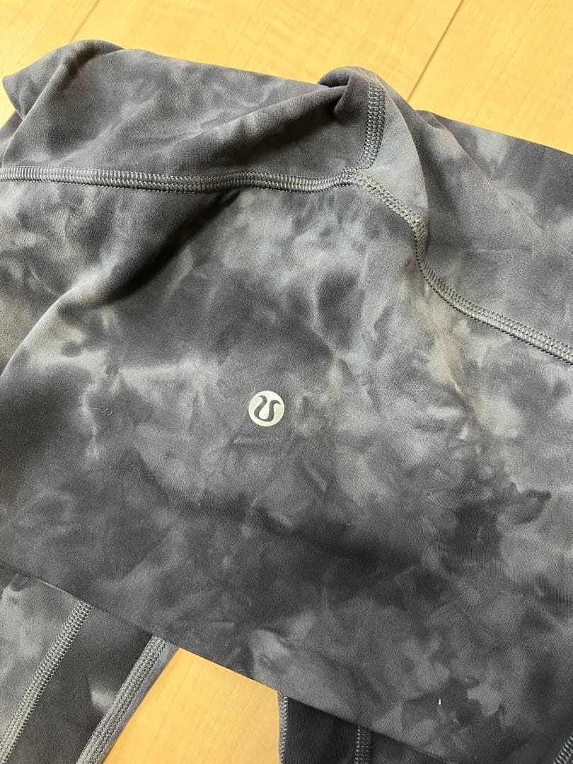 ルルレモンAlign SR Pant 28\" ダークグレータイダイ サイズ4