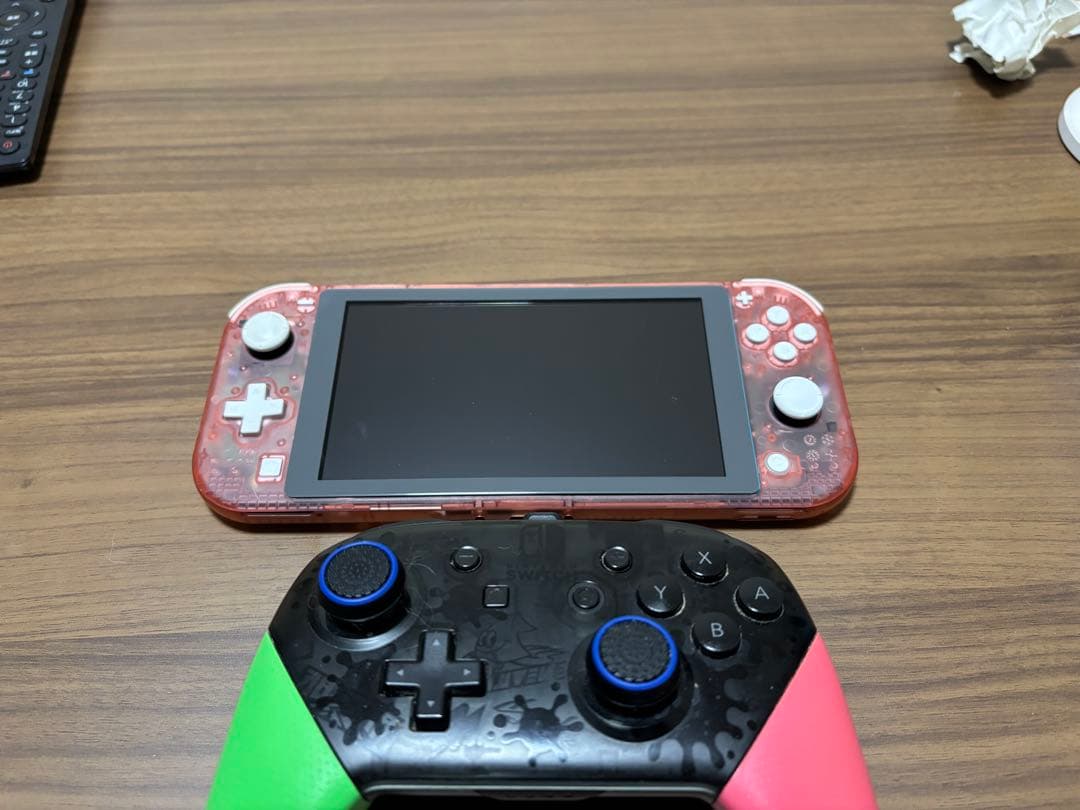 Nintendo Switch Lite クリアピンク 本体 シェル換装品