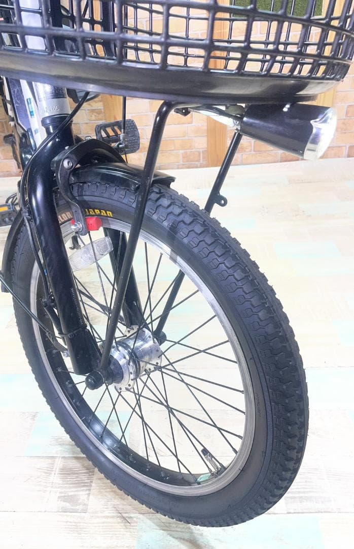 ホワイト系 王様 ギュットアニーズ子供乗せ電動アシスト自転車 H3397