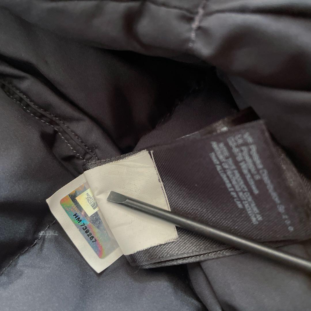 USA企画XLノースフェイス700フィルグレー濃い灰色ヌプシダウンベスト