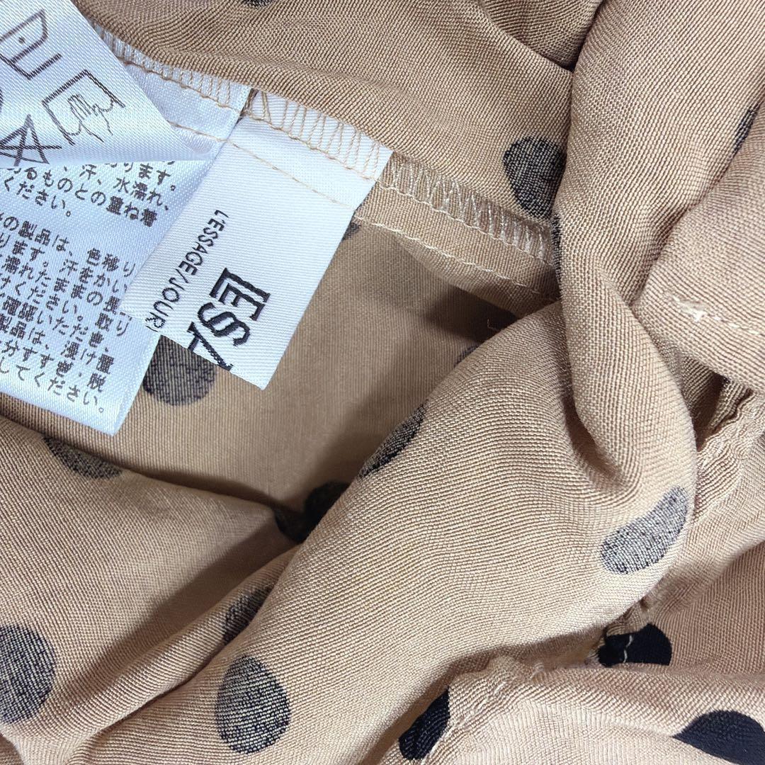 ジャーナルスタンダードレサージュ ブラウス ボウタイ ドット 長袖 Free