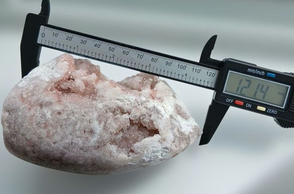 天然石　ピンクアメジスト　クラスター　原石　ドーム　置物　710g　ザクザク