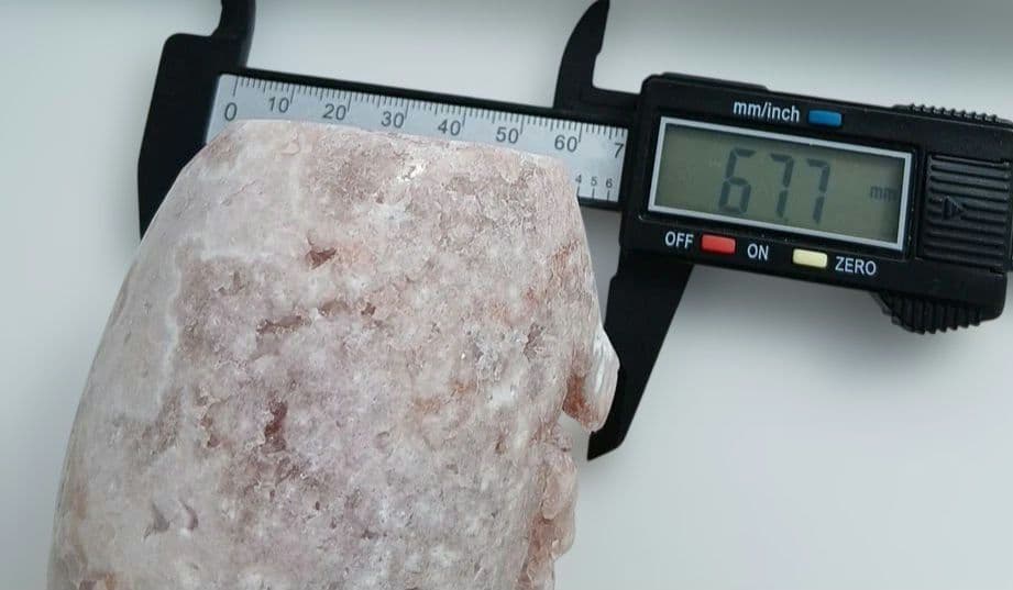 天然石　ピンクアメジスト　クラスター　原石　ドーム　置物　710g　ザクザク