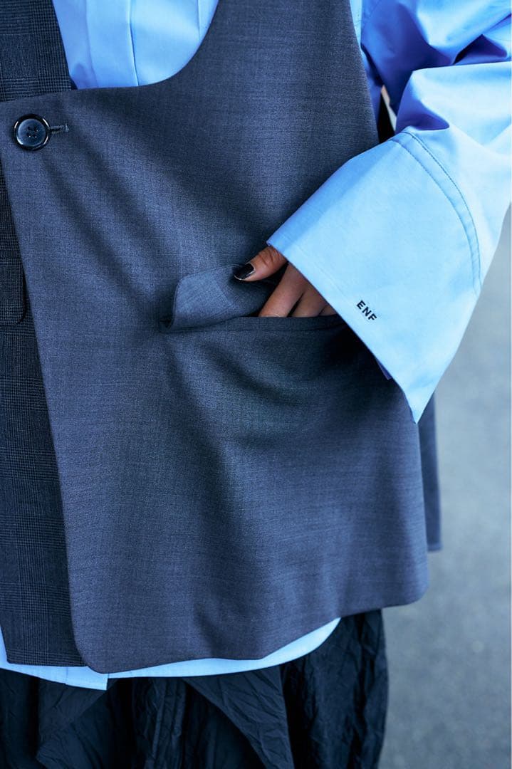 andymamy エンフォルド ASYMMETRY VEST ベスト