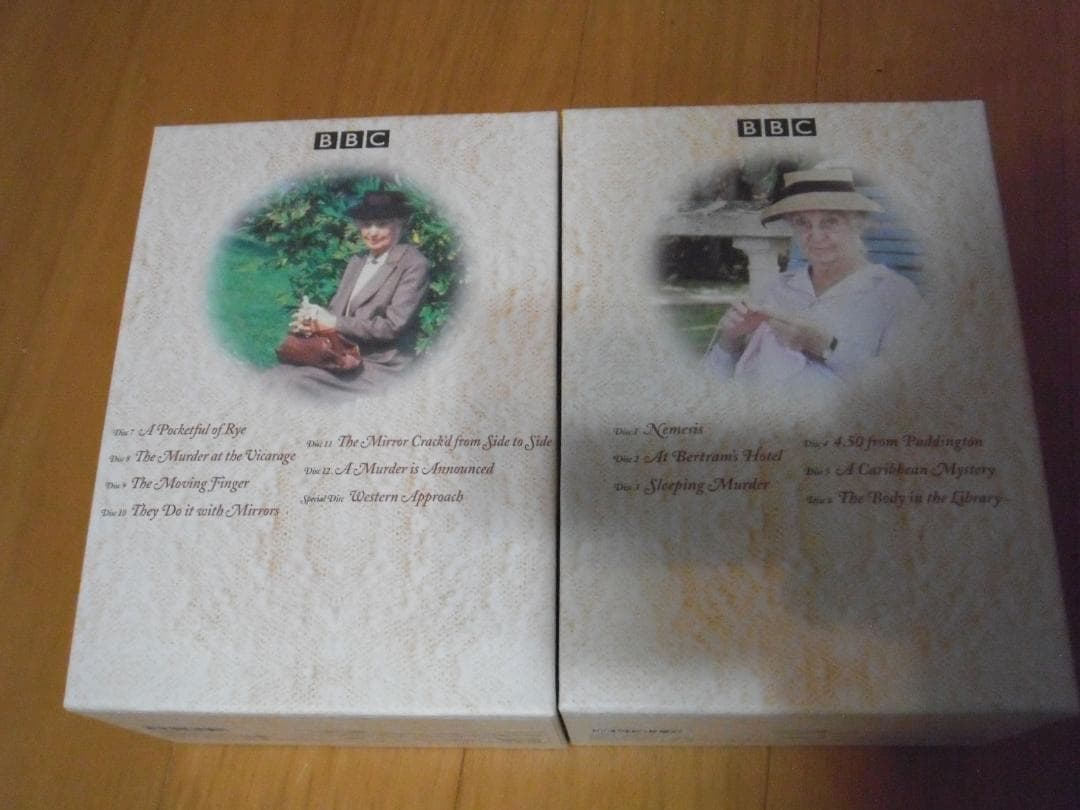 【中古DVD・美品】ミス・マープル 完全版 DVD-BOX１と２セット/1～12