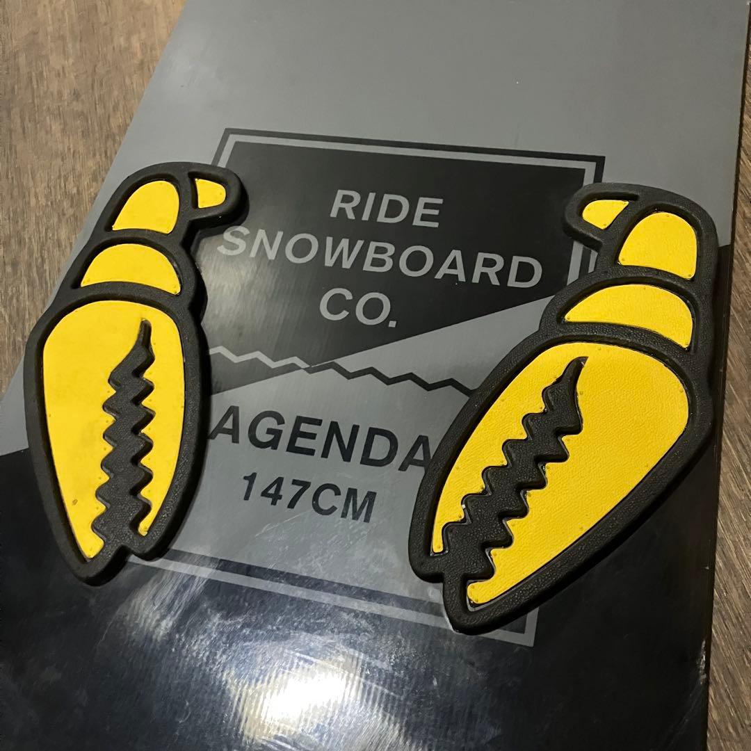 RIDE AGENDA 147cm スノーボード デッキパッド付