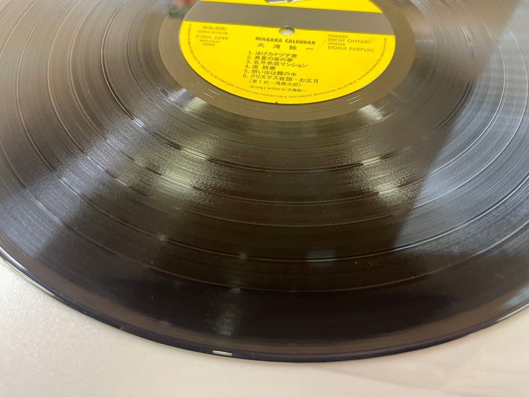 G768希少廃盤LP 大滝詠一NIAGARA CALENDAR 1981年 帯付