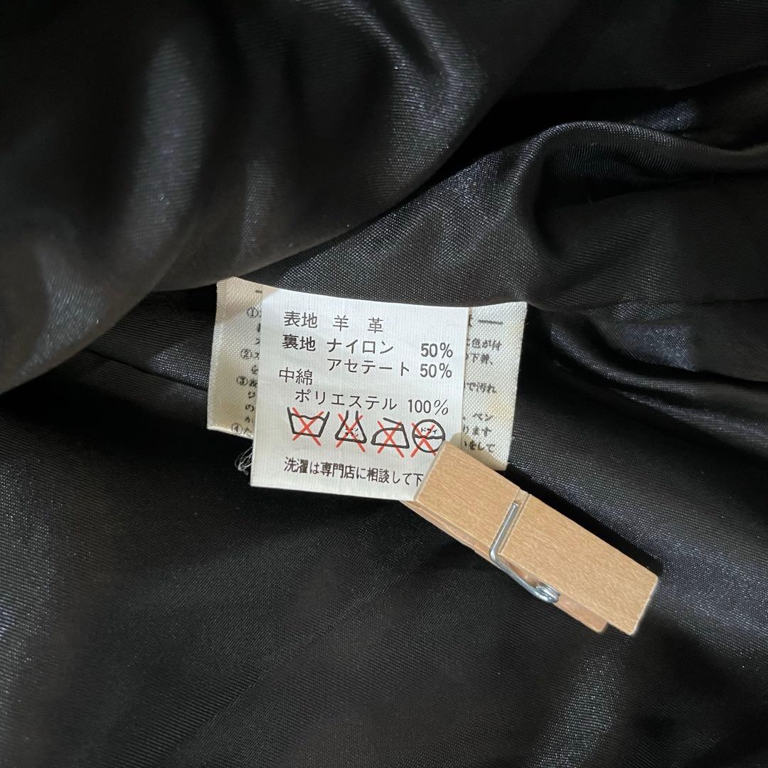 90S ビンテージレザーボンバージャケット Lサイズ 黒