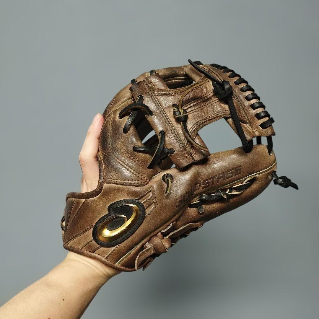 1329 アシックス ゴールドステージ 型抜群 即戦力 硬式 内野手用グローブ