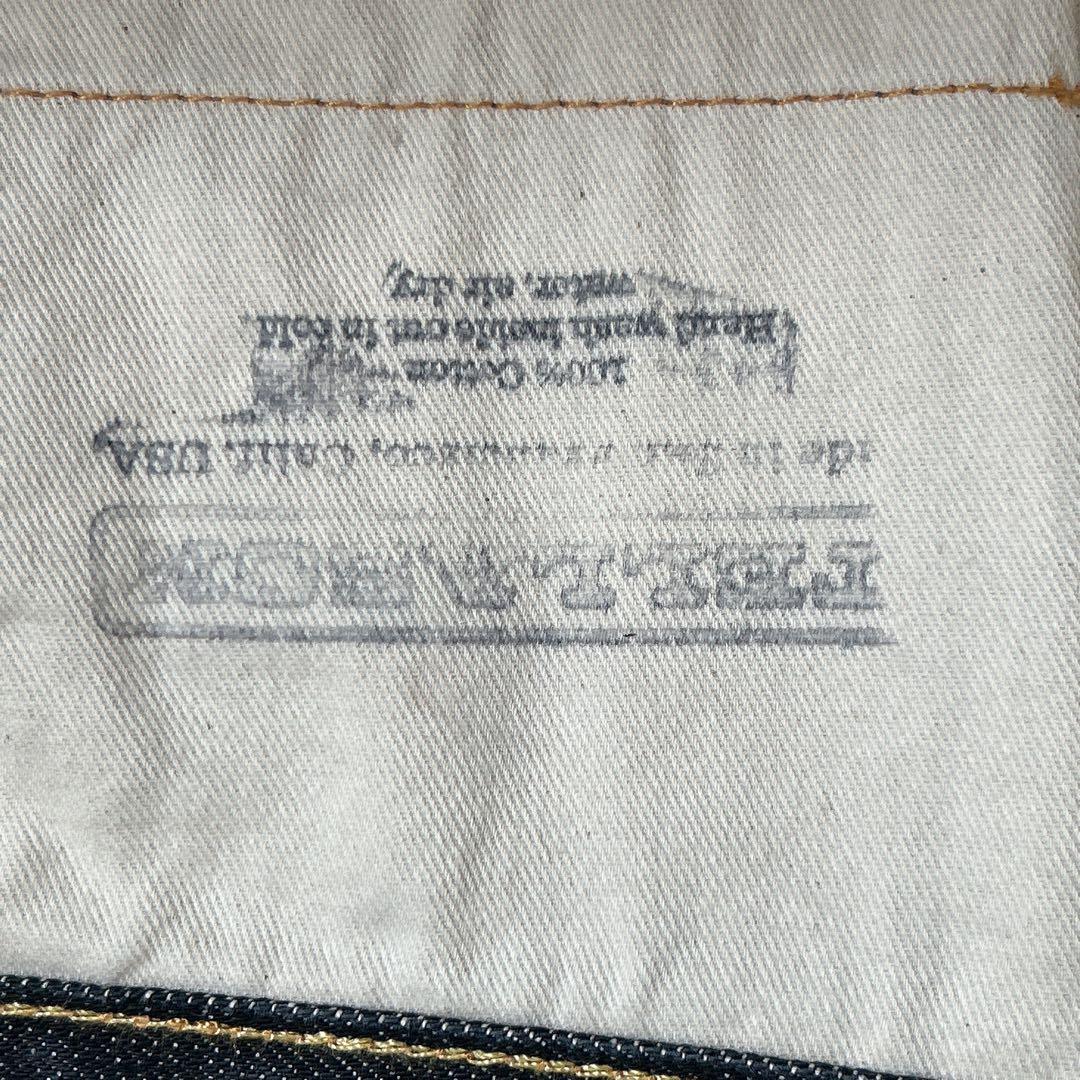 希少USA製 TELLASON ANKARA ストレートデニム 青耳 W32