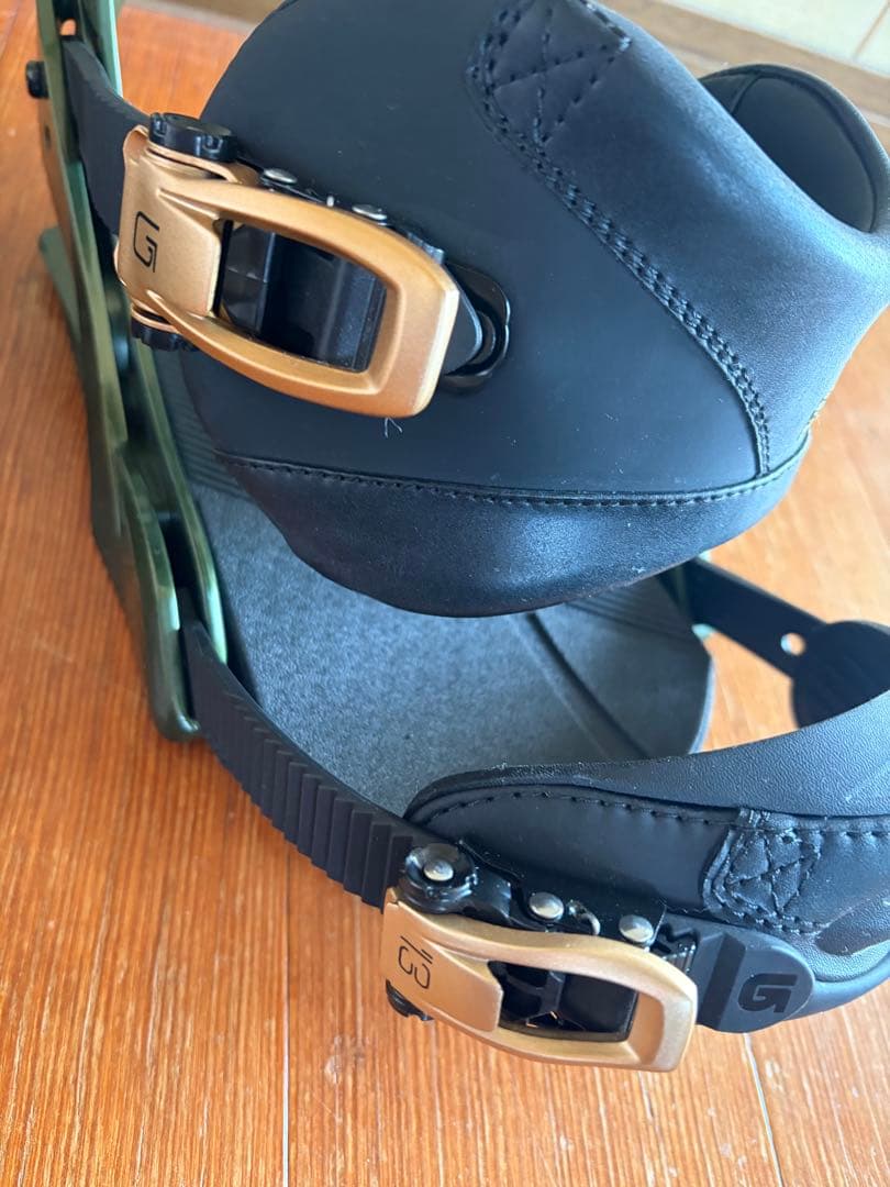 BURTON スノーボード ビンディング mission M グリーン