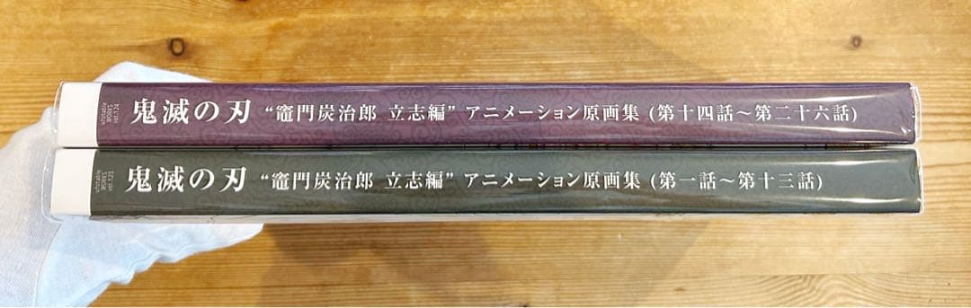 鬼滅の刃 アニメーション原画集 竈門炭治郎立志編 2冊セット