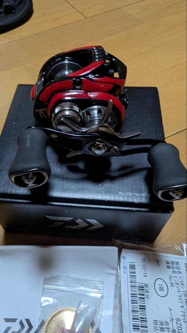 18ジリオンSH デカール　3種のギアセット パワーノブ　スプール交換