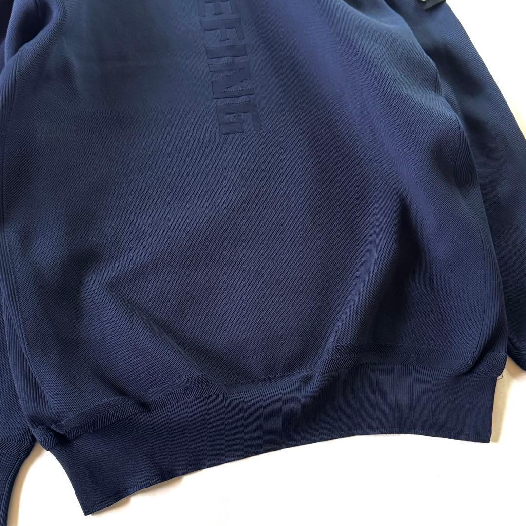 BRIEFING GOLF クルーネックニット 撥水 ネイビー XL 22AW