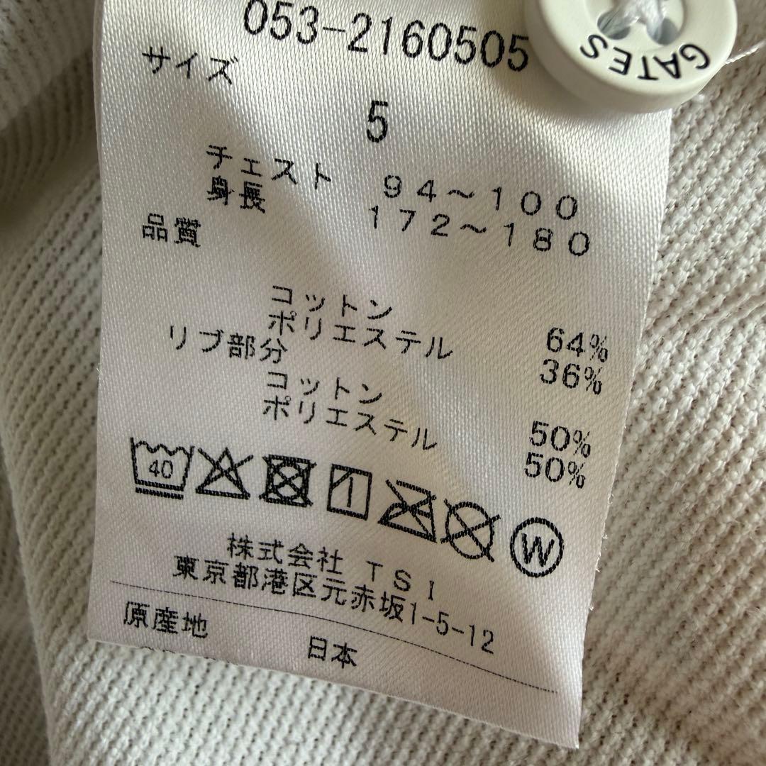 現行モデル　パーリーゲイツ　ポロシャツ　L〜XL相当 迷彩柄　白　ホワイト　5