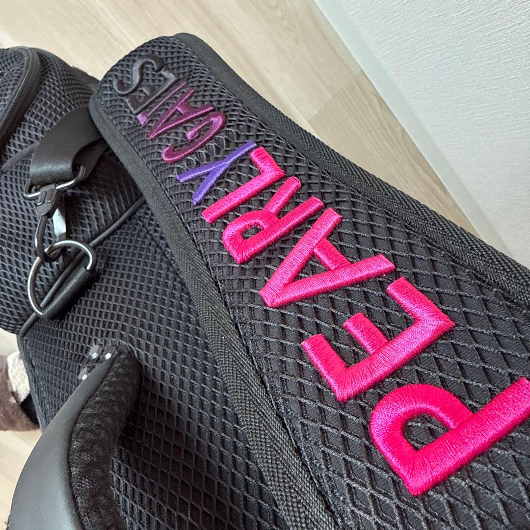 パーリーゲイツ　キャディバッグ　スタンド式　軽量　黒　ブラック　ユニセックス