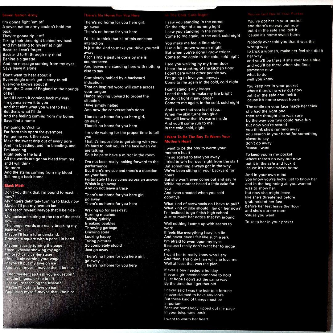 The White Stripes　Elephant　レコード　LP