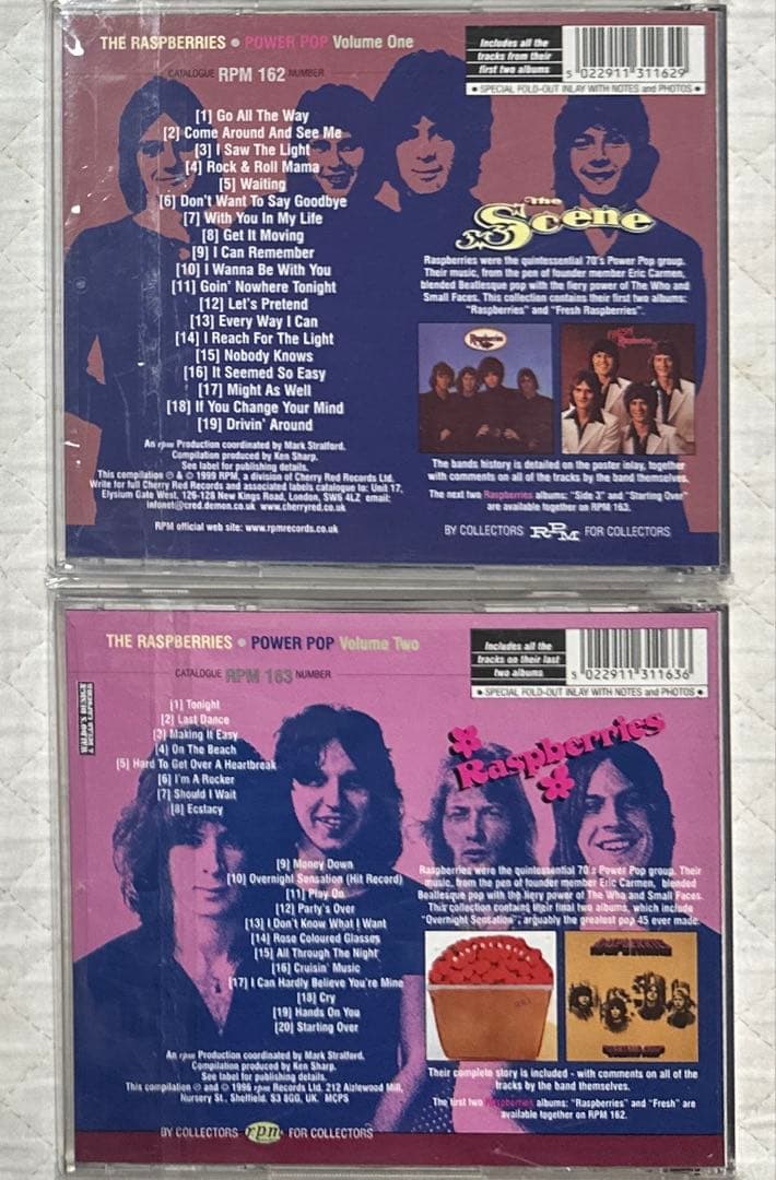 洋楽 RASPBERRIES / POWER POP Volume One & Two