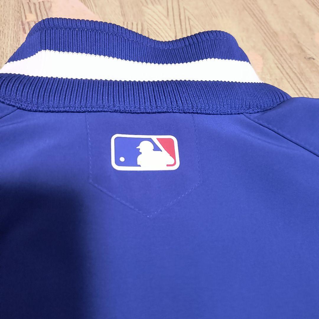 Dodgers 青 ジップアップジャケット