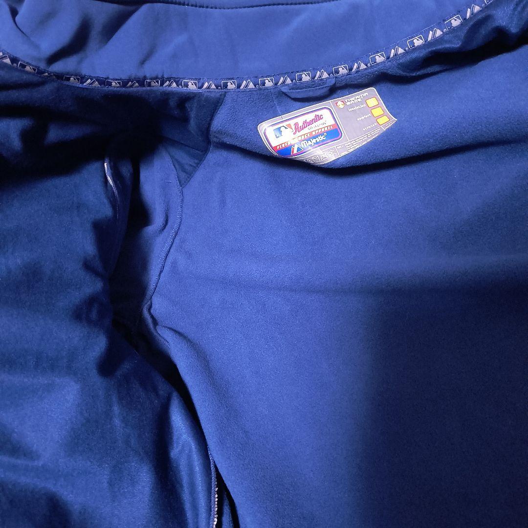 Dodgers 青 ジップアップジャケット