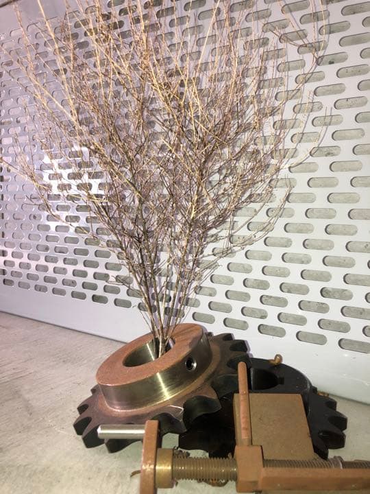 未使用　角型　パンチング　ガレージ　無骨　シャビー　インダストリアルニキ　収納