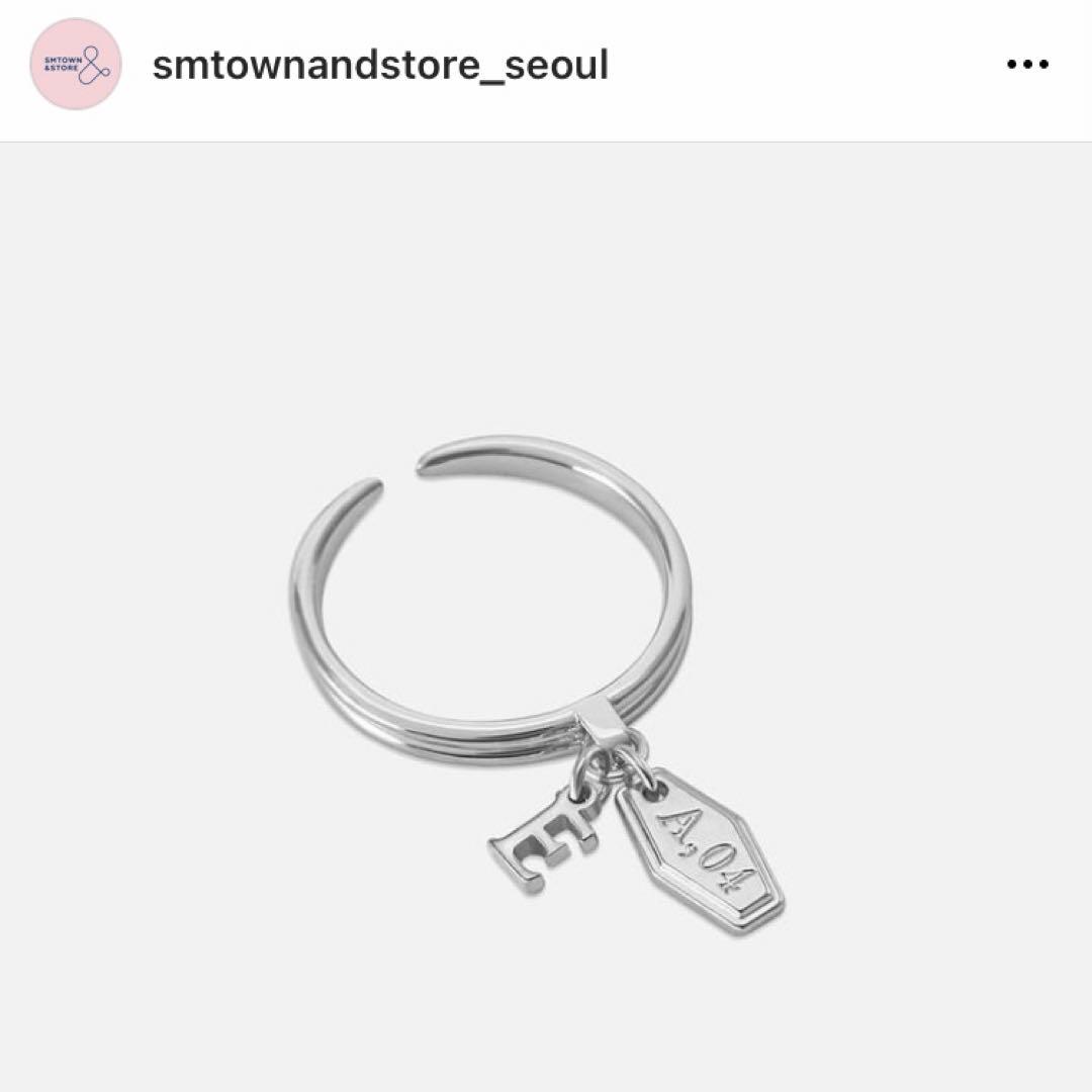 super junior ウニョク  バースデー イニシャル リング