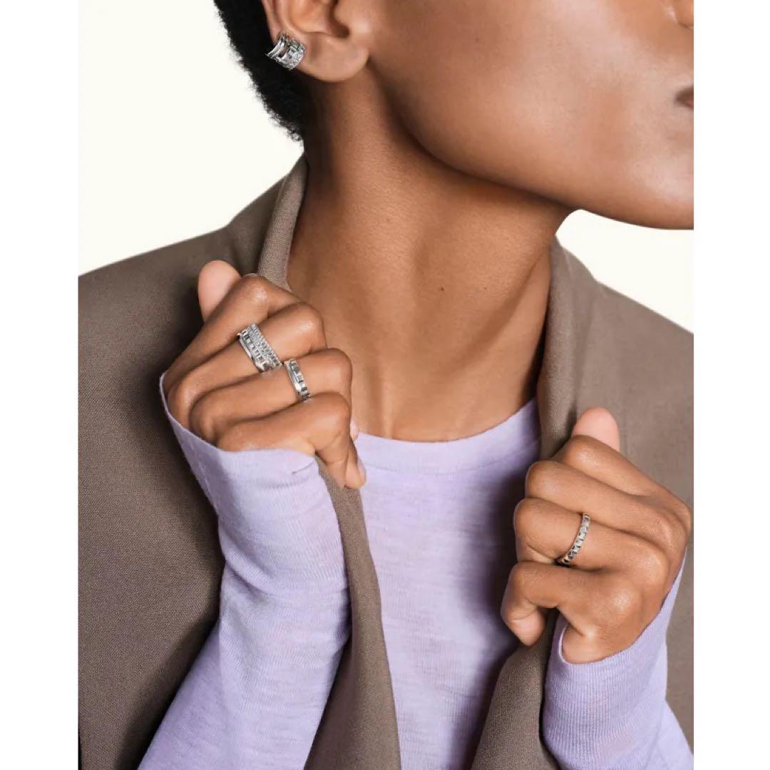 極美品 BOUCHERON キャトル ラディアント ハーフ WG リング #62