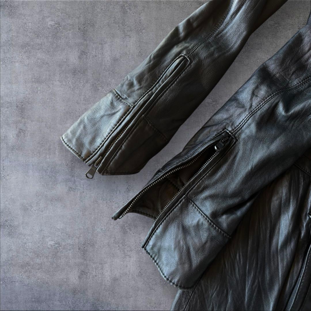 GalaabenD GELD GOLDレザーコートジャケット ガラアーベントL