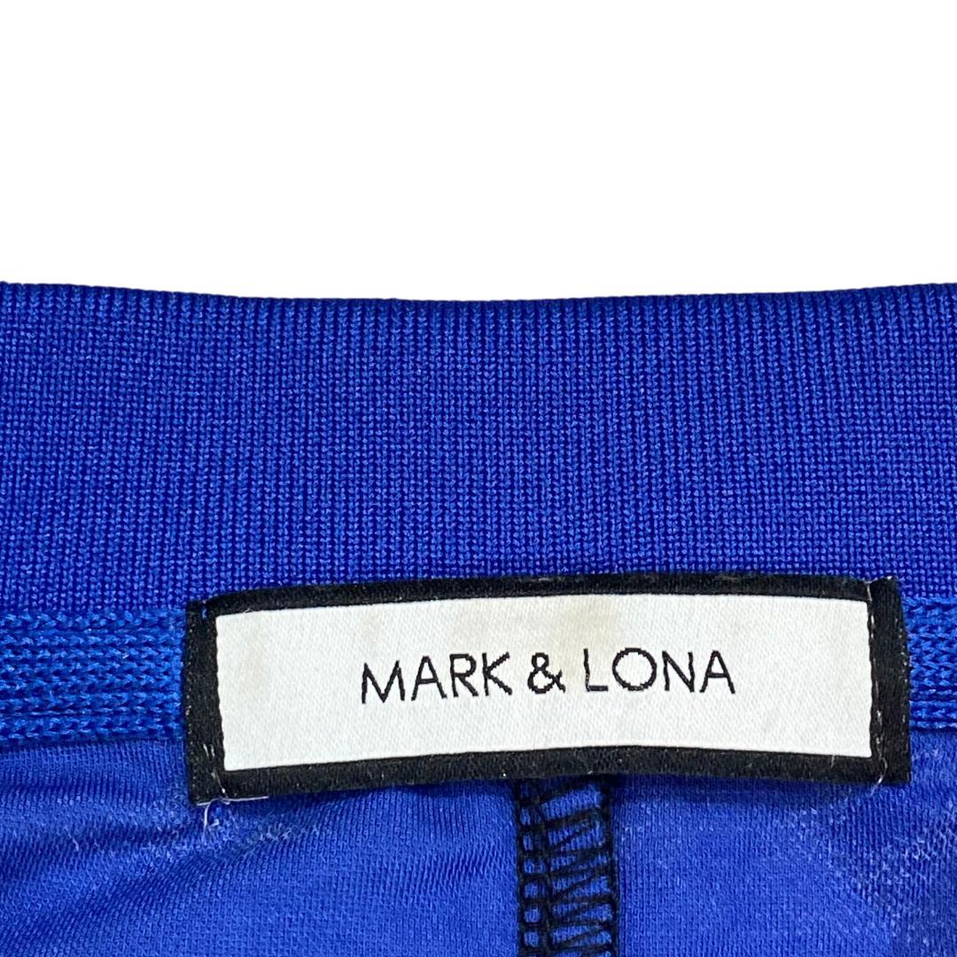 MARK&LONA マークアンドロナ 半袖 ストレッチ ポロシャツ XL ブルー