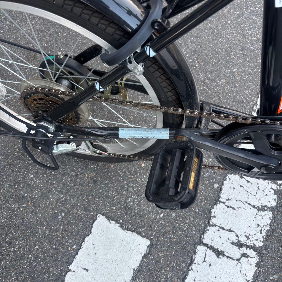 グランディール　ノーパンク 折りたたみ自転車 GR-206N 20インチ シマノ