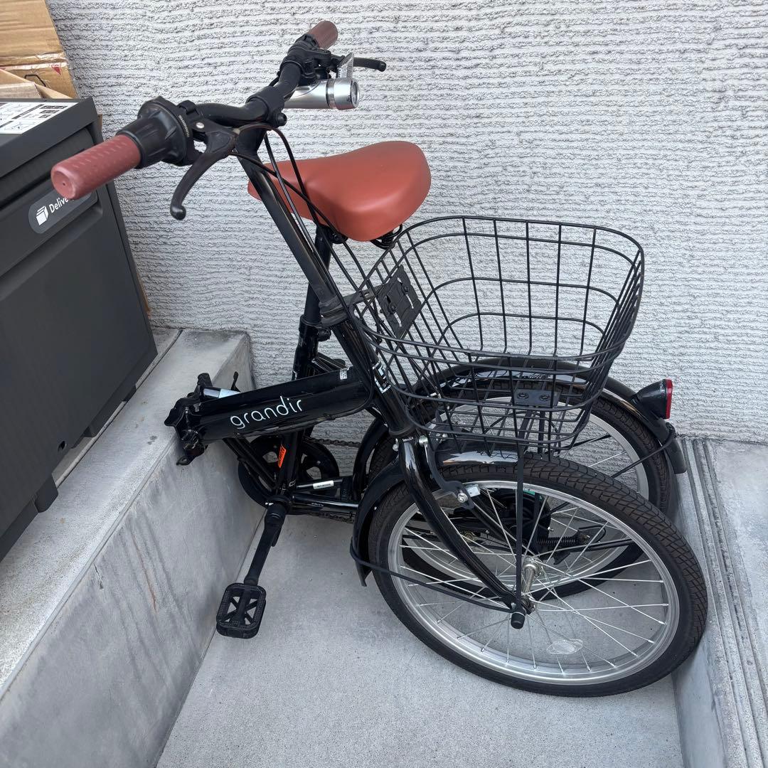 グランディール　ノーパンク 折りたたみ自転車 GR-206N 20インチ シマノ