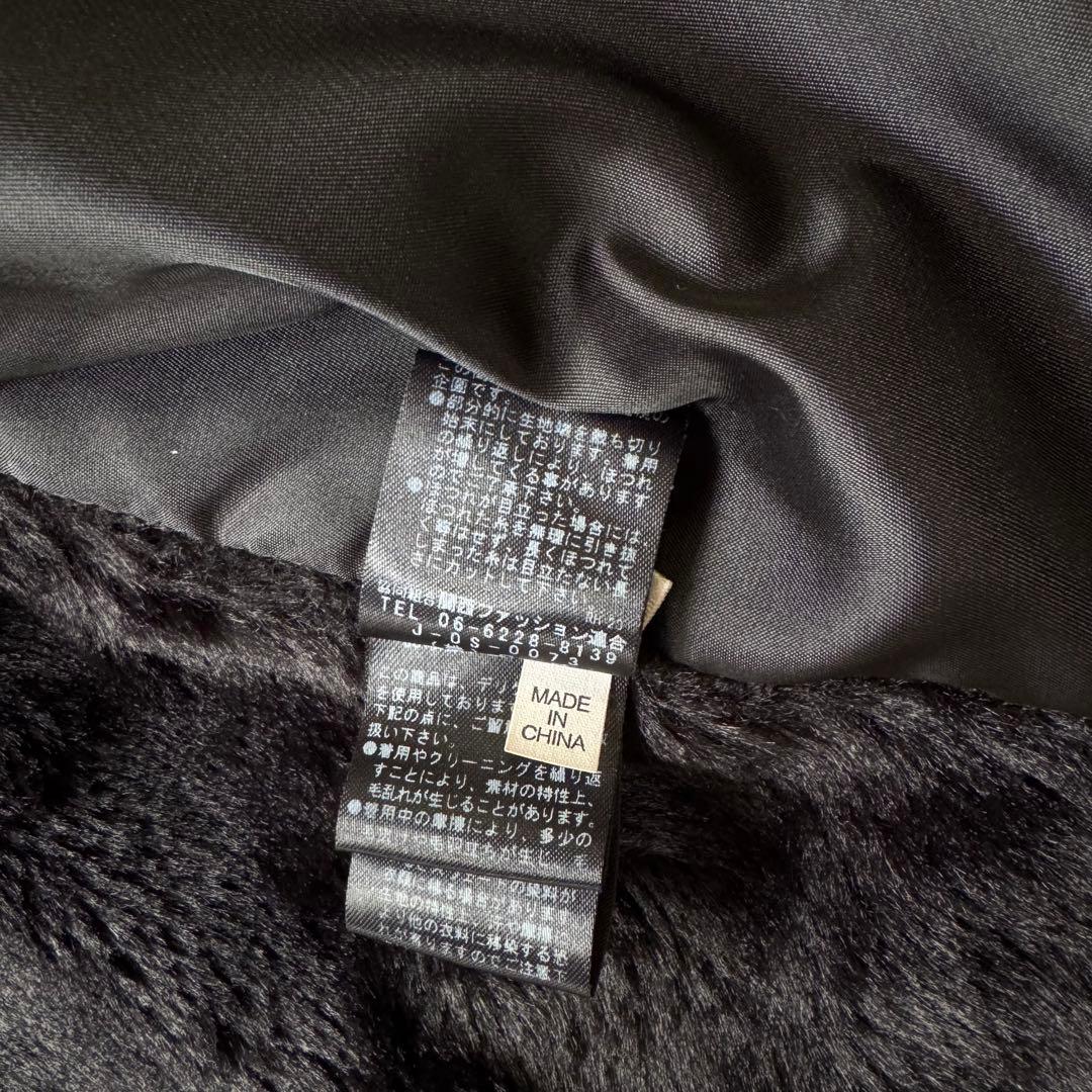 ちゃあ PASSIONE パシオーネ フェイクファー ベスト フード付き