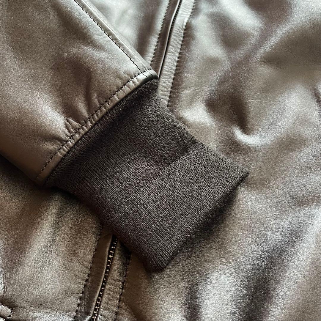 あいじ　Liugoo Leathers 本革ライダーススタジャン Ｍ