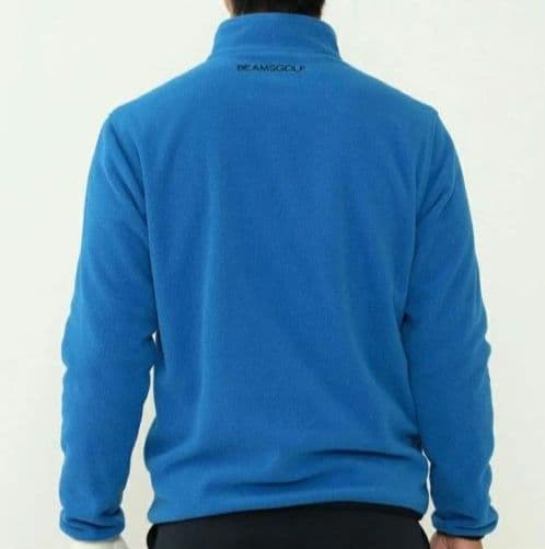 BEAMS GOLF M リバーシブル フリース ジップブルゾン