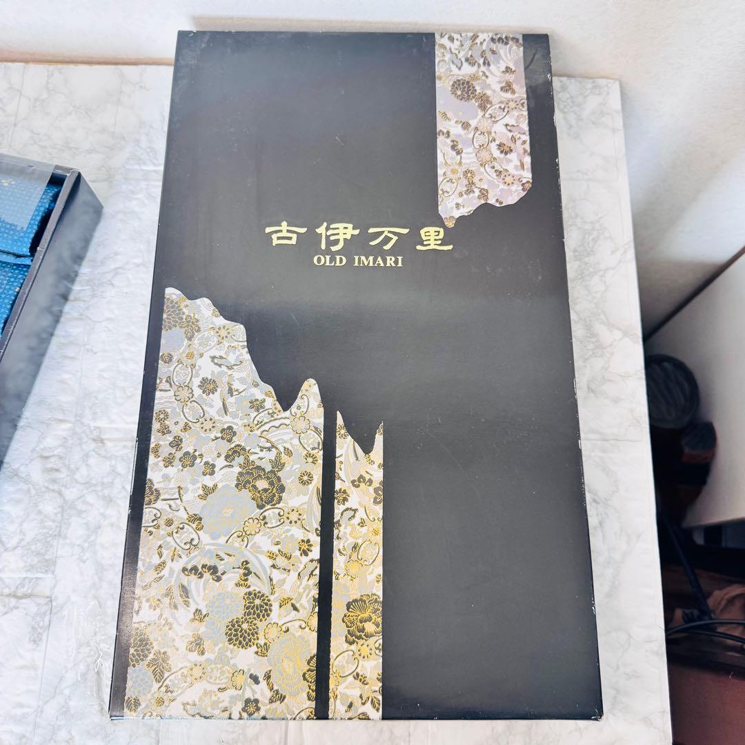 新品未開封 古伊万里 座布団カバー 5枚セット OLD IMARI 金彩 豪華