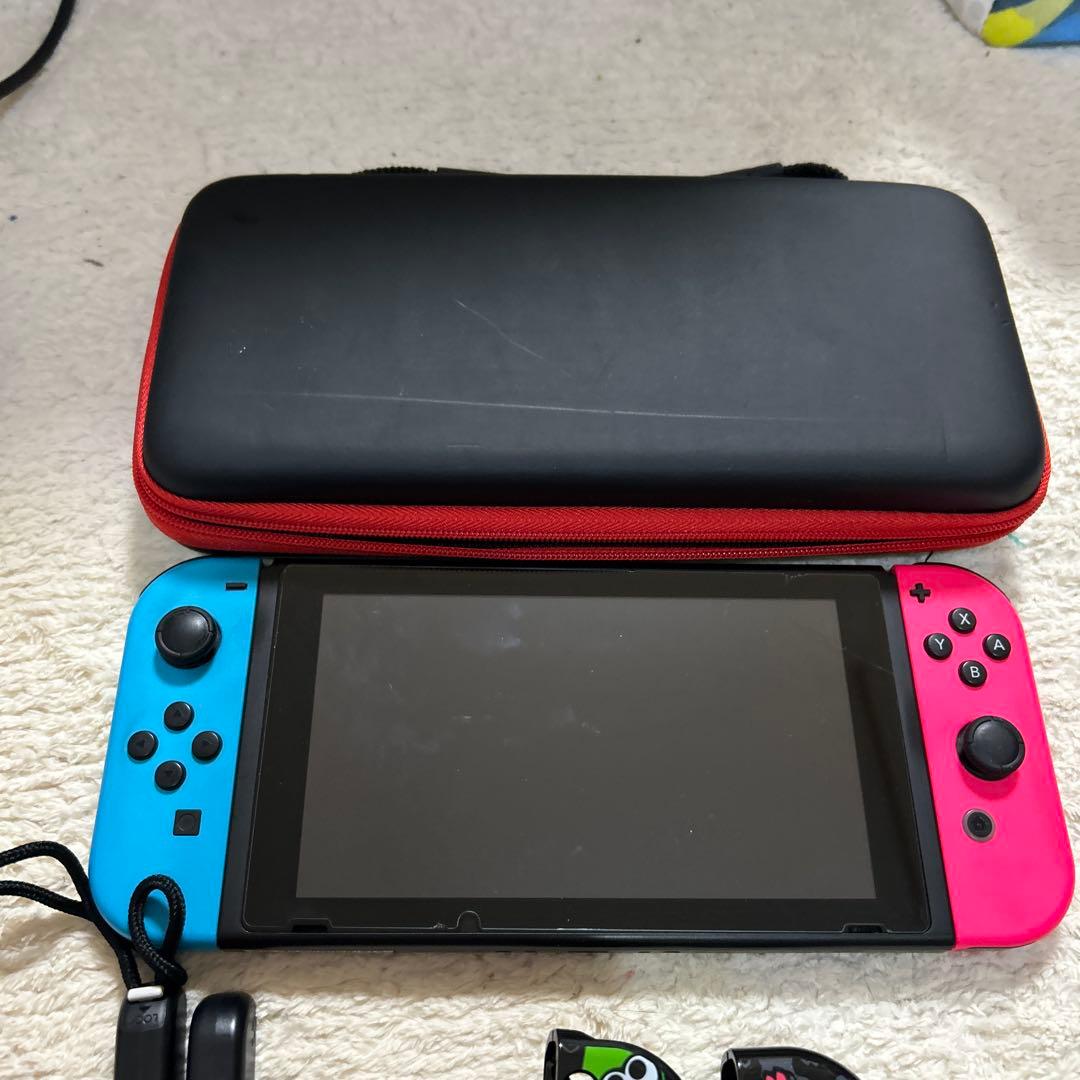 Nintendo Switch 本体 赤/青 ゲームソフト3本付き