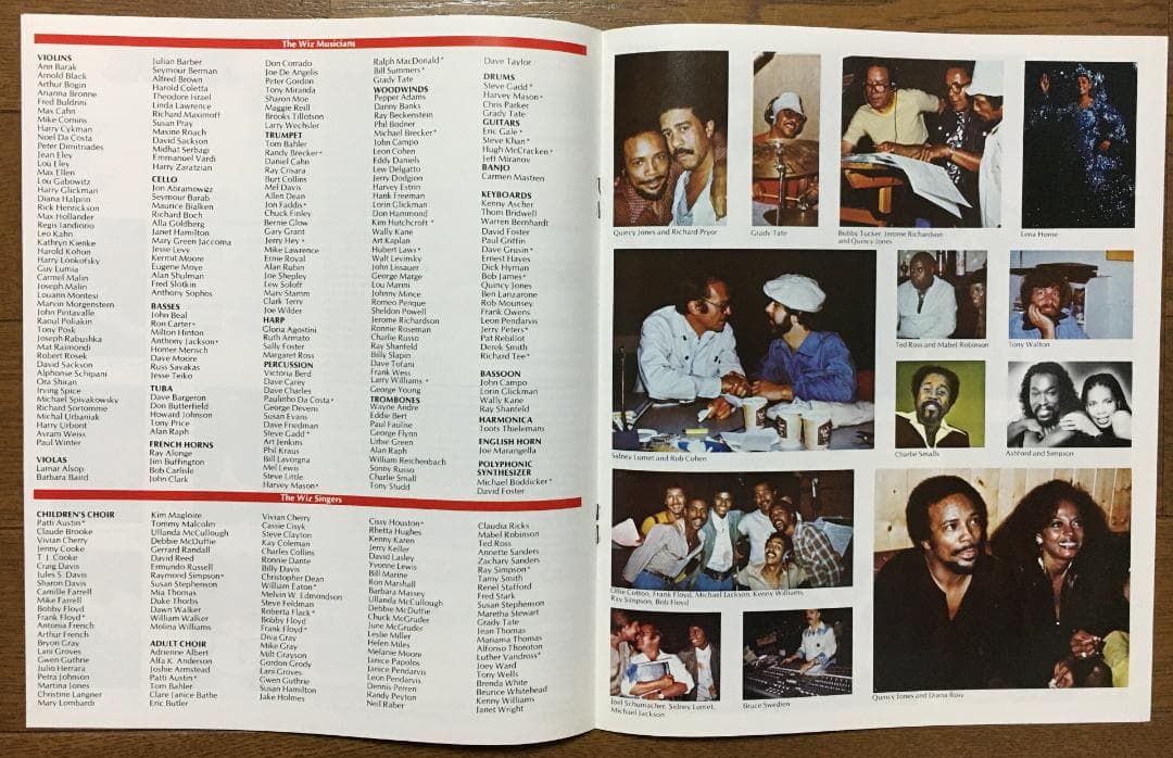 【希少名盤！】映画「THE WIZ」オリジナル・サウンドトラックLPレコード
