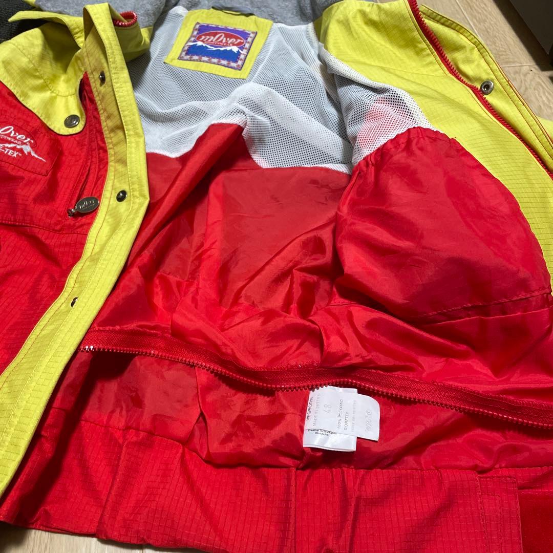 90s mOver sportwear スキーウェア GORE-TEX イエロー