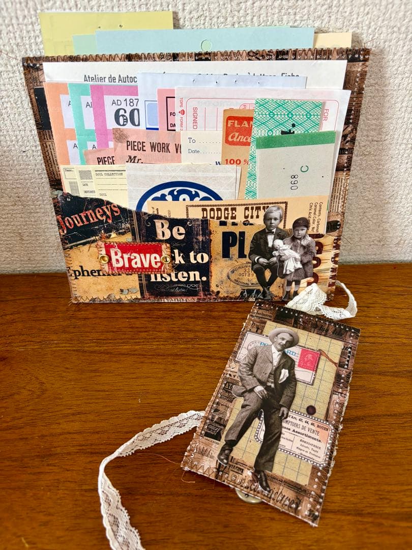 Junkjournal & おすそ分けファイルセット　No.185 雑記帳