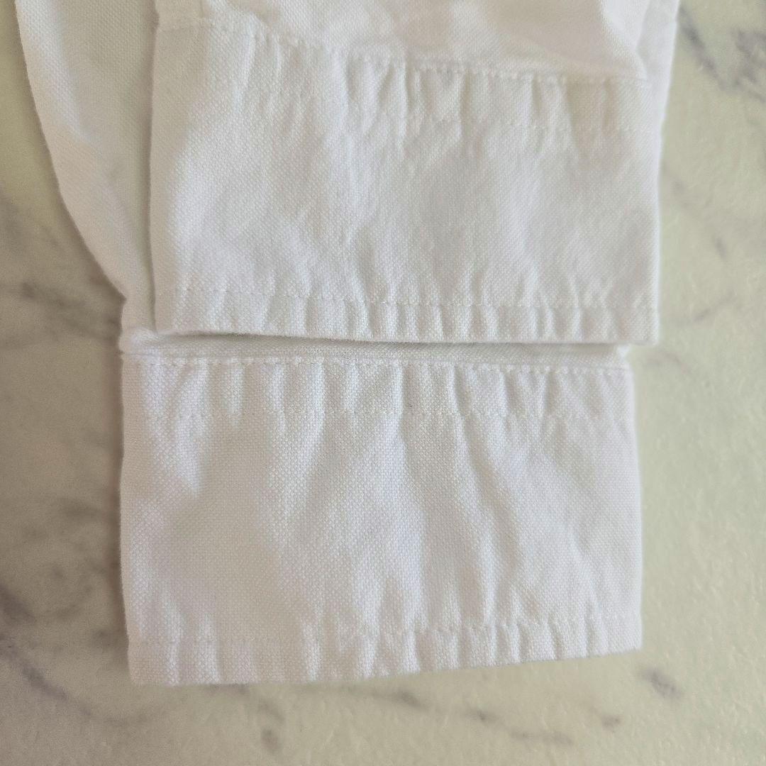 ラルフローレン 長袖シャツ ビッグポニー刺繍 白 ホワイト L相当