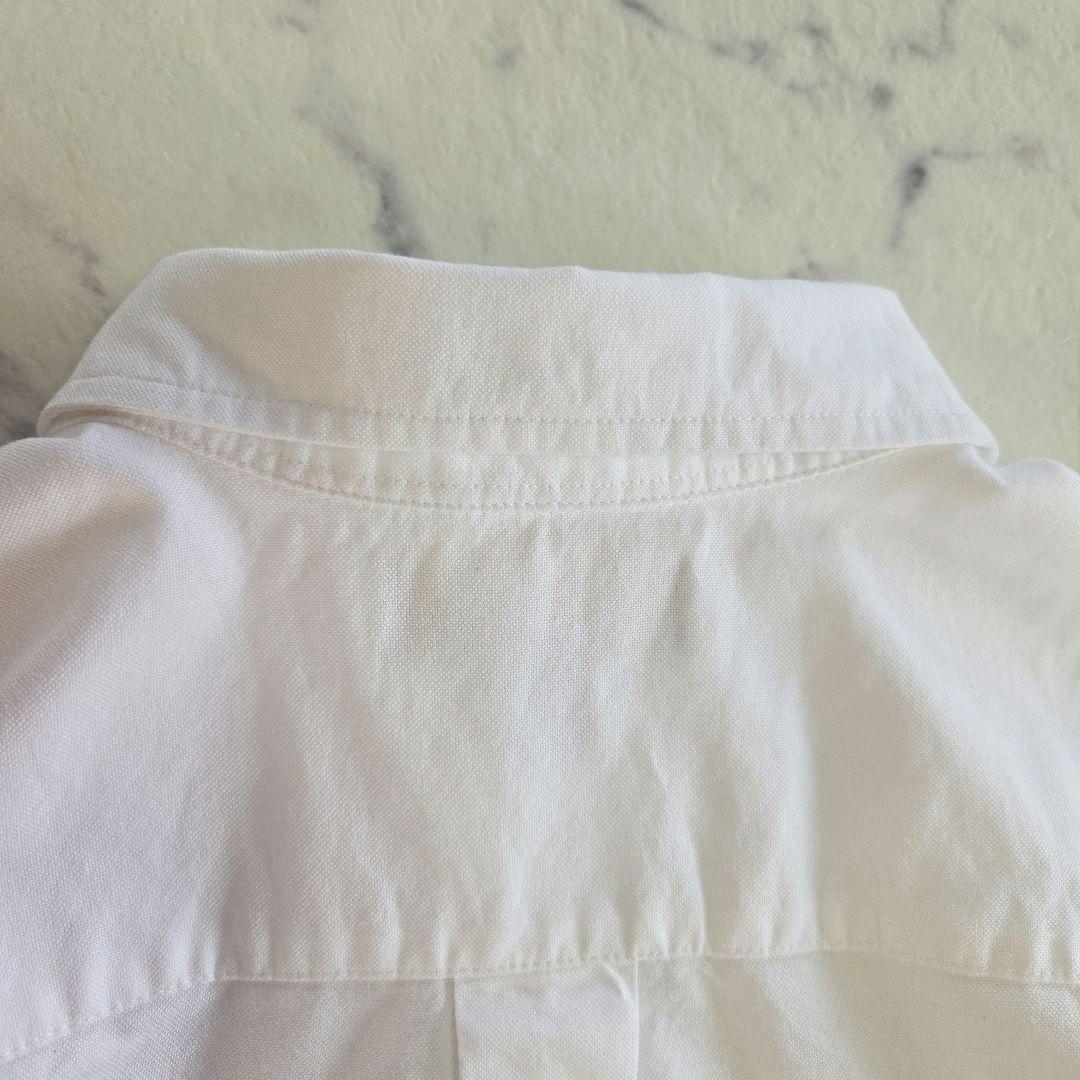 ラルフローレン 長袖シャツ ビッグポニー刺繍 白 ホワイト L相当