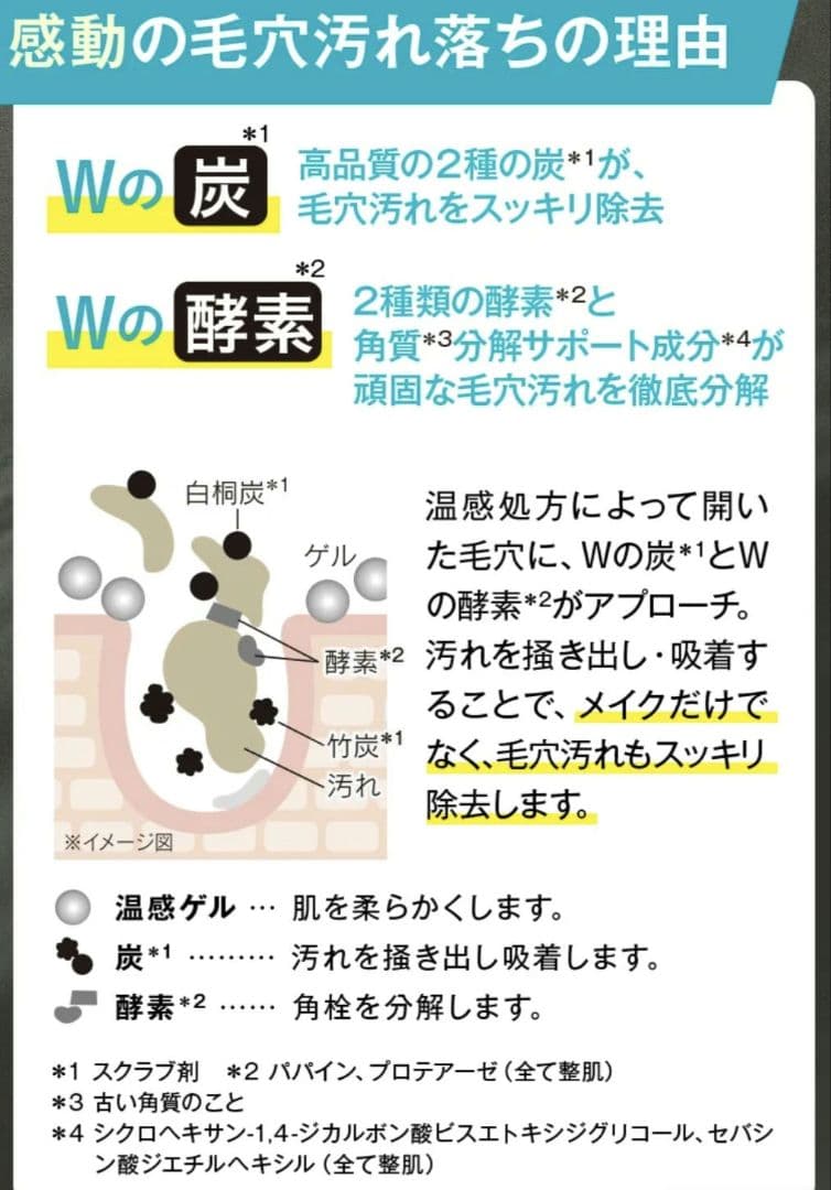 マナラホットクレンジングマッサージプラス「charcoal」200g×❷本