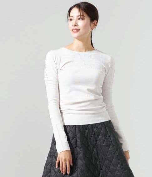 Chacottノーソーイングニットトップス