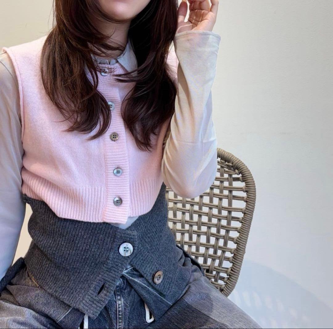 KAYLE WOOL KNIT VEST ニットベスト