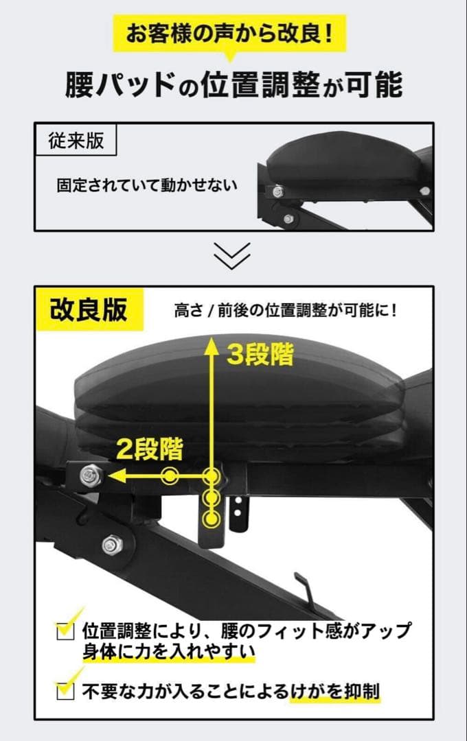 STEADY トレーニングベンチ アドバンスモデル(ST123)