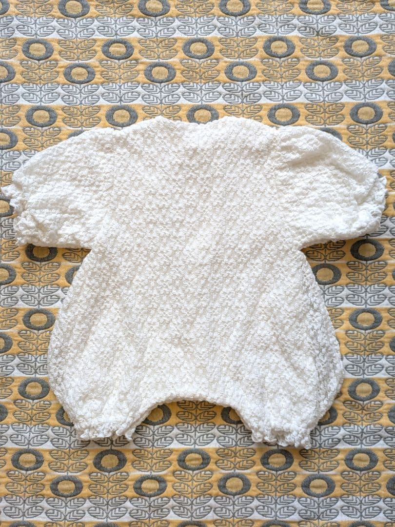 de.sh0p　lace セレモニーロンパース 新生児用