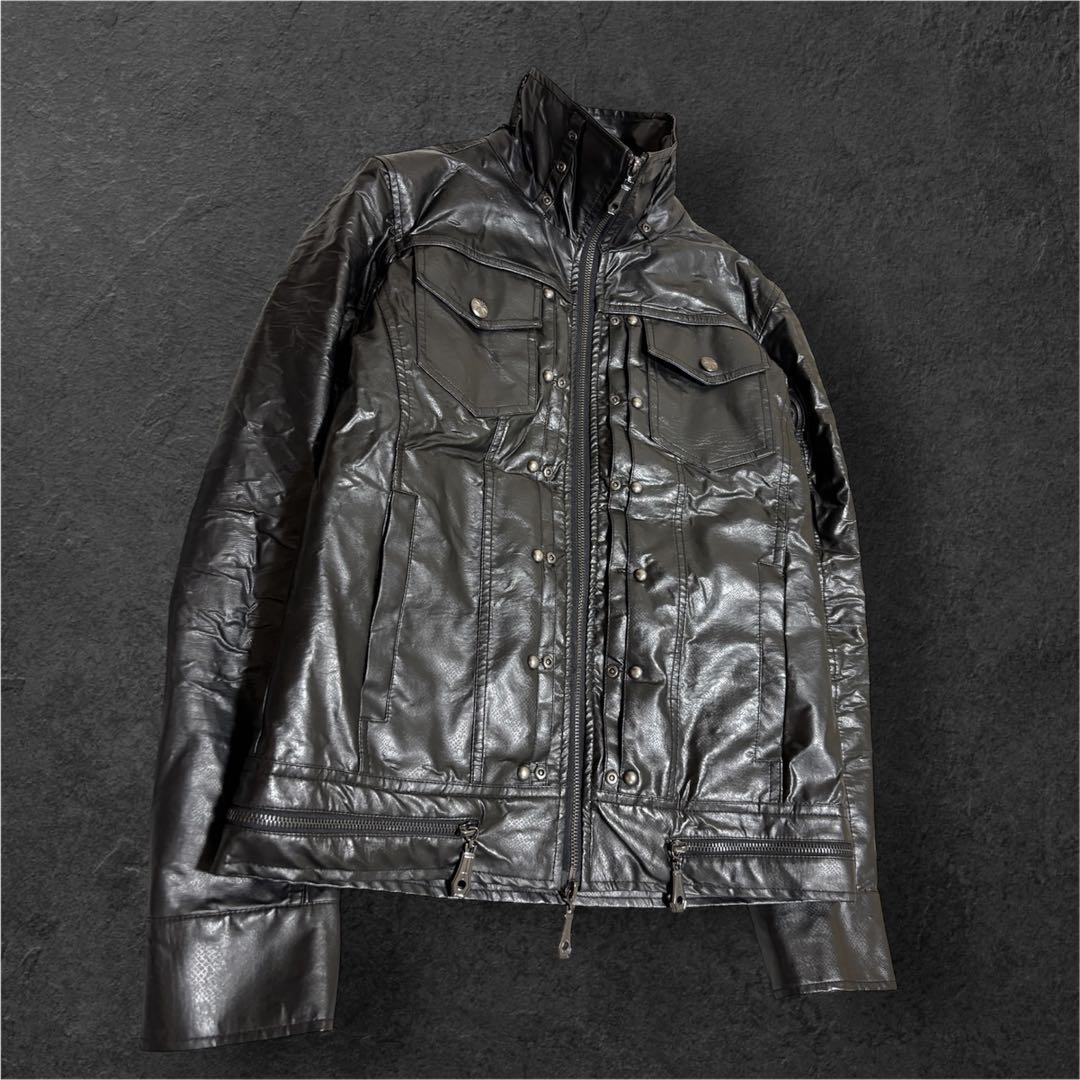 Archive レザージャケットV系 darkwear 平成 y2k お兄系