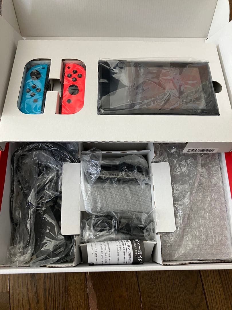 Nintendo Switch 本体 赤/青 128GB microSD付き