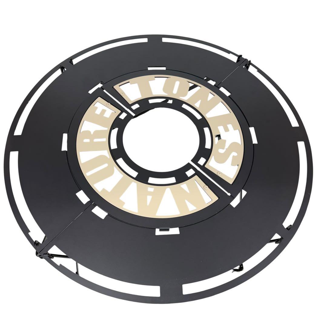 未使用・展示品 Nature tones センターサークルテーブル ブラック